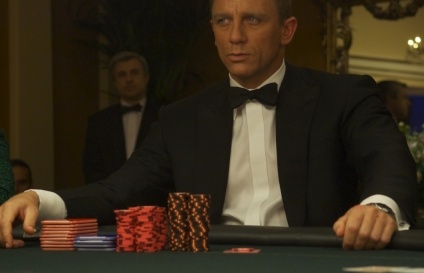 Daniel Craig in the main role of Casino Royal Movie